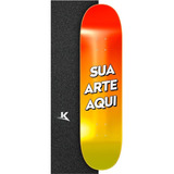 Shape Skate Marfim Personalizado + Lixa Kick