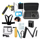 Kit P Gopro Hero 12 11 10 Black Dome Estanque Película Capa