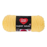 Estambre Red Heart Acrílico Liso Super Saver Coats Color 0235 Lemon