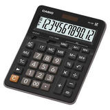 Calculadora De Escritorio Casio Mx12b-we De 12 Dígitos, Color Blanco Y Negro