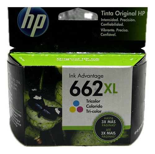 Tinta Hp 662xl Tricolor Cz106al Facturado 