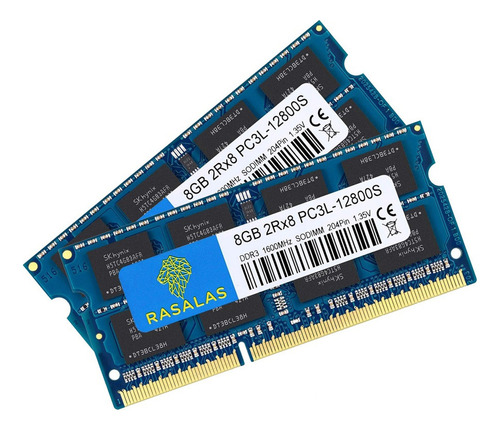 Memoria Ram Rasalas 16gb (2x8gb) Pc3l-12800s Ddr3l-1600mhz