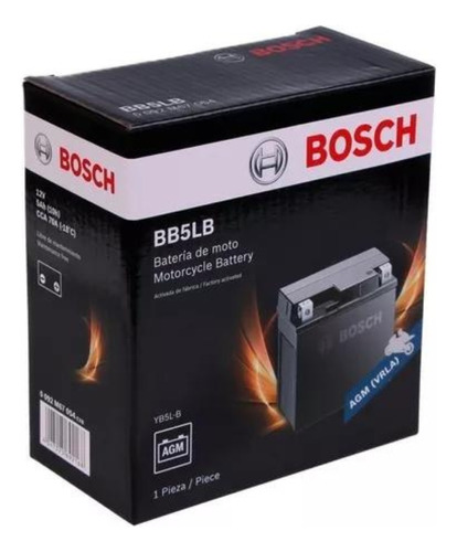 Bateria Bosch Bb5lb Yamaha Crypton Bajaj Rouser 135