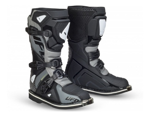 Botas Ufo * Niño * Typhoon Off Road Motocross Atv Negro