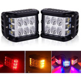 2x Focos Led Auto Spot Bicolor 36w 4x4 Estrobo