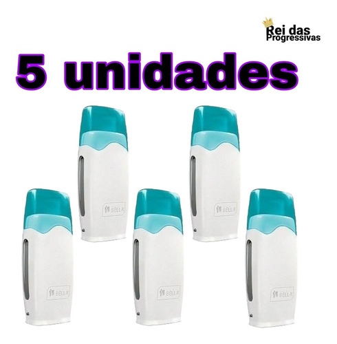 05 Aparelho Depil Bella Aquecedor Cera Roll-on Combo +