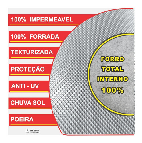 Capa Para Cobrir Carro Proteger Chuva Sol Forrada Total