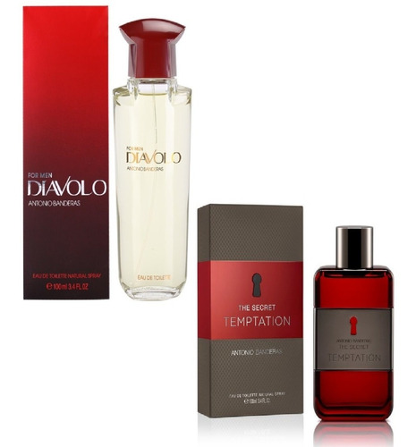 Perfume Antonio Banderas Secret Temptation + Diavolo Hombre