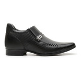 Sapato Rafarillo Vegas Alth Você+alto 7cm Preto 3263 Couro