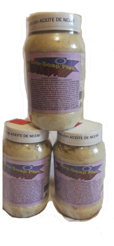 3 Jabones Potásicos Adicionado Con Aceite De Neem