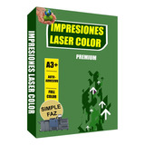 100 Impresiones Color A3+ Autoadhesivas En El Acto