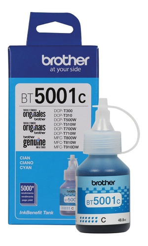 Brother Bt5001c Botella De Tinta Cian