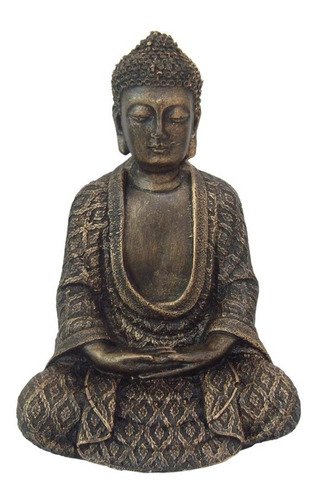 Buda Hindu Grande Estatueta Em Resina Kit 6 Peças 