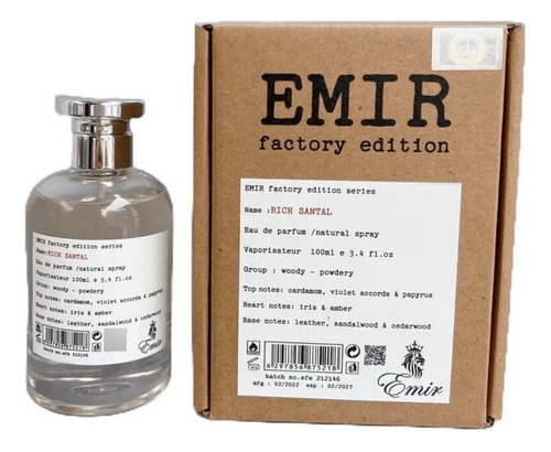 Emir Factory Edition Rich Santal Original Edp 100 ml