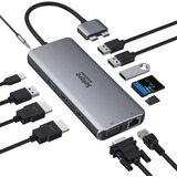 Adaptador Hdmi Dual De Estación De Acoplamiento Para Macbook