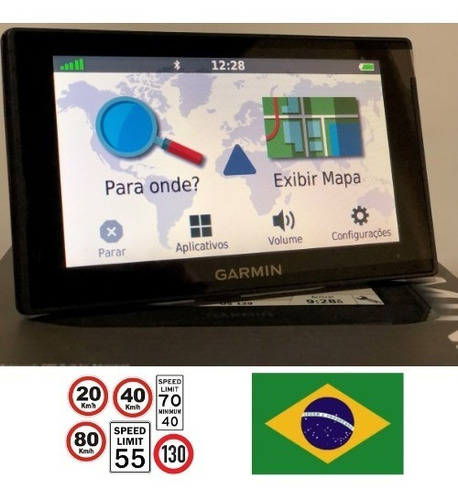 Gps Garmin Drive 52 Traffic - Novo Garantia Brasil