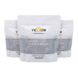 Yellow Kit Bleach Polvo Decolorante 9 Tonos 3u (500g)