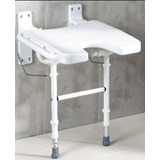 Asiento Ducha Baño Soporte Pared Rebatible Plegable Obeso