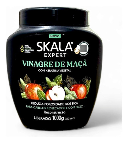 Skala Expert Creme De Tratamento Vinagre De Maçã 1000g