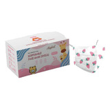 Tapabocas Termosellados Pediátrico Niños Y Niñas Caja 50unds Color Blanco