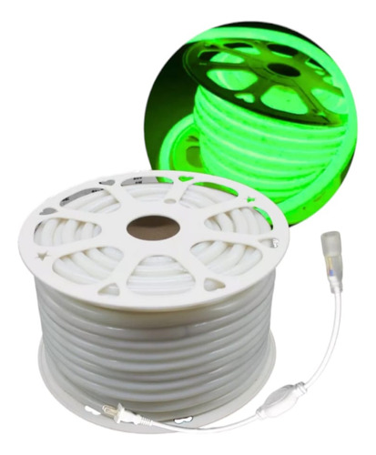 Manguera Neon Flexible Led 25m 360 Grados Luz Verde