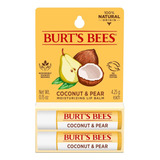 Pack 2x Bálsamo Labial Blister Coconut + Pear Burts Bees 