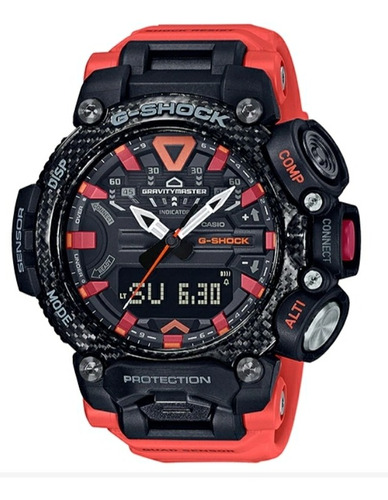 G Shock Gr B200 Original Piloto 4 Sensores Bluetooth Carbóno