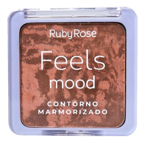 Paleta Contorno Marmorizado Feels Mood Dark Hb7527 Ruby Rose