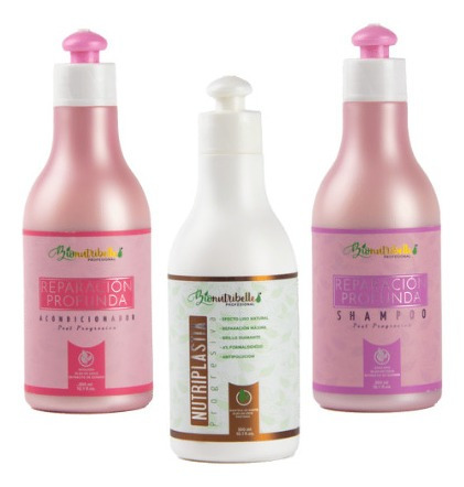 Kit Alisado Nutriplastía +shampoo +acondicionador Reparación