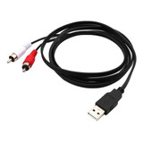 Cable Adaptador Usb2.0 A 2 Rca 5 Piezas