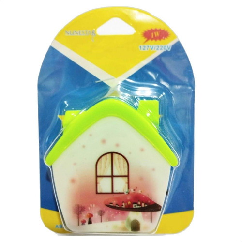 Abajur Quarto Infantil Tomada Luz Suave Bivolt Envio 24hrs