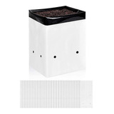 Ipower Paquete De 50 Bolsas De Cultivo En Blanco Y Negro De.