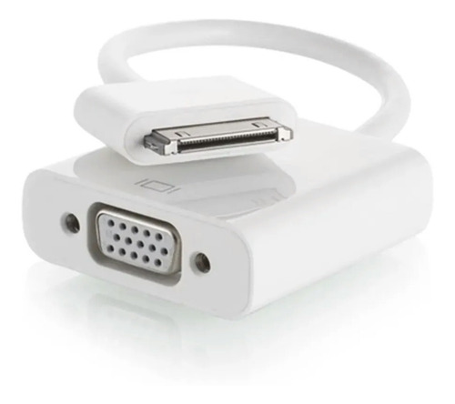 Cabo Conector Vga Dock iPhone iPad iPod 30 Pinos