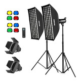 Godox Luz De Video Led Sl-60w, Fw 60x90cm Grid Softbox, Sop.