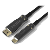 Pacroban Cable Usb Tipo C A Hdmi De Fibra Ptica Hdmi 2.0 Usb