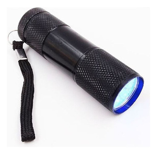 R 9w Lámpara De Curado De Resina Uv Luz 9 Led 395nm Uv Black