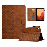 Funda De Piel Marrón Para Samsung Galaxy Tab A7 T500/t505 20