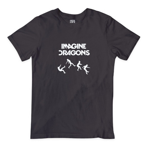 Camiseta Imagine Dragons Banda Rock