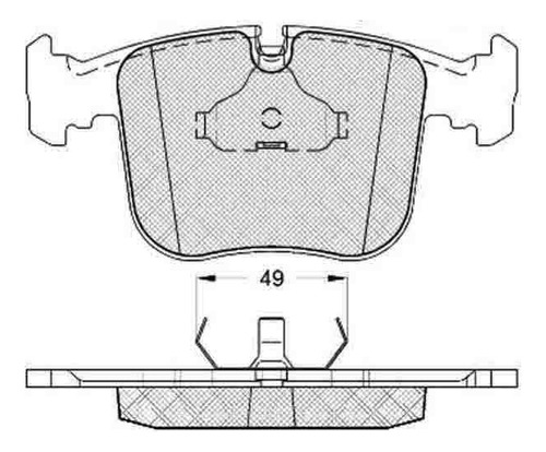 Pastillas Freno Para Bmw Serie 7 740 I - 850 91/96 Delantera Foto 2