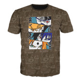 Camiseta Naruto Uzumaki Comic Anime Adulto Exclusiva
