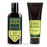 Kit Para Barba Shampoo + Condicionador Sobrebarba Lemon Drop