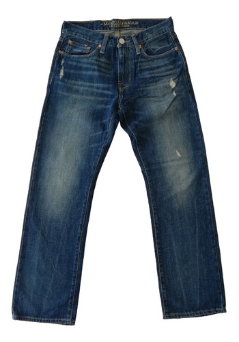 Jeans American Eagle Para Joven Original Straight De Saldo