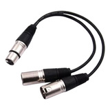 Cabo Y 1xlr Femea 2xlr Macho  1 Metros