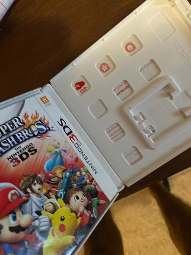 Solo Caja Súper Smash Bros 3ds Nintendo 4 New