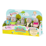 Figura Set Familia Grande Buhos Coleccionable Lil Woodzeez