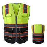 Safety Vest Lohaswork Lw Amarillo Y Negro X-large