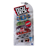 Tech Deck 4 Pack - Paquete Con 4 Patinetas