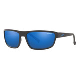 Gafas De Sol Arnette Borrow An4259 01/55 63 Matte Black L Blue