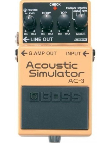 Pedal Simula Guitarra Acústica Boss Ac-3 Acoustic Simulator