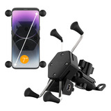 Suporte Celular Moto Com Carregador Universal Usb Garra X